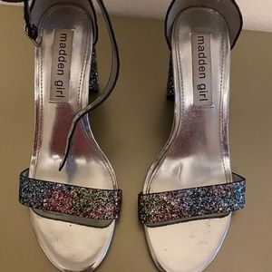 Madden Girl glittery heels